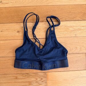 CALVIN KLEIN Navy Bralette | Size S
